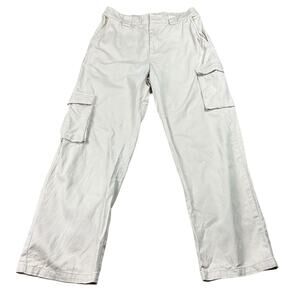 TNA Tan Brown Straight Leg Cargo Pants Women's Size Large Hiking Outdoors